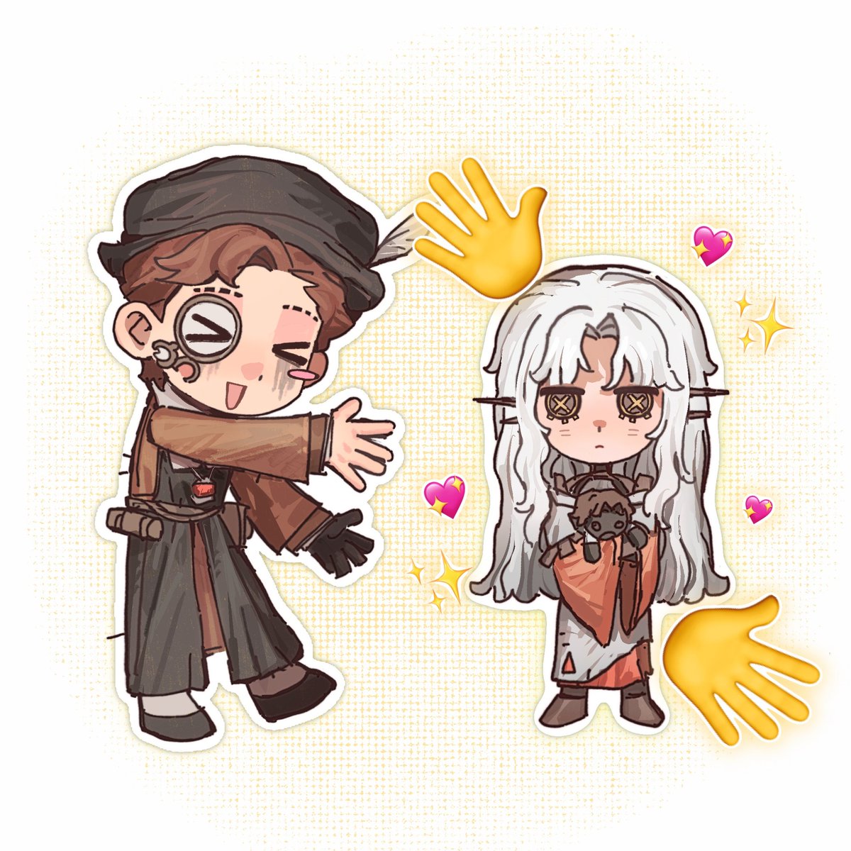 superlvdoudaxia's tweet image. 你们两个中有两个很可爱
#identityVイラスト #identityv #Orpheusidv