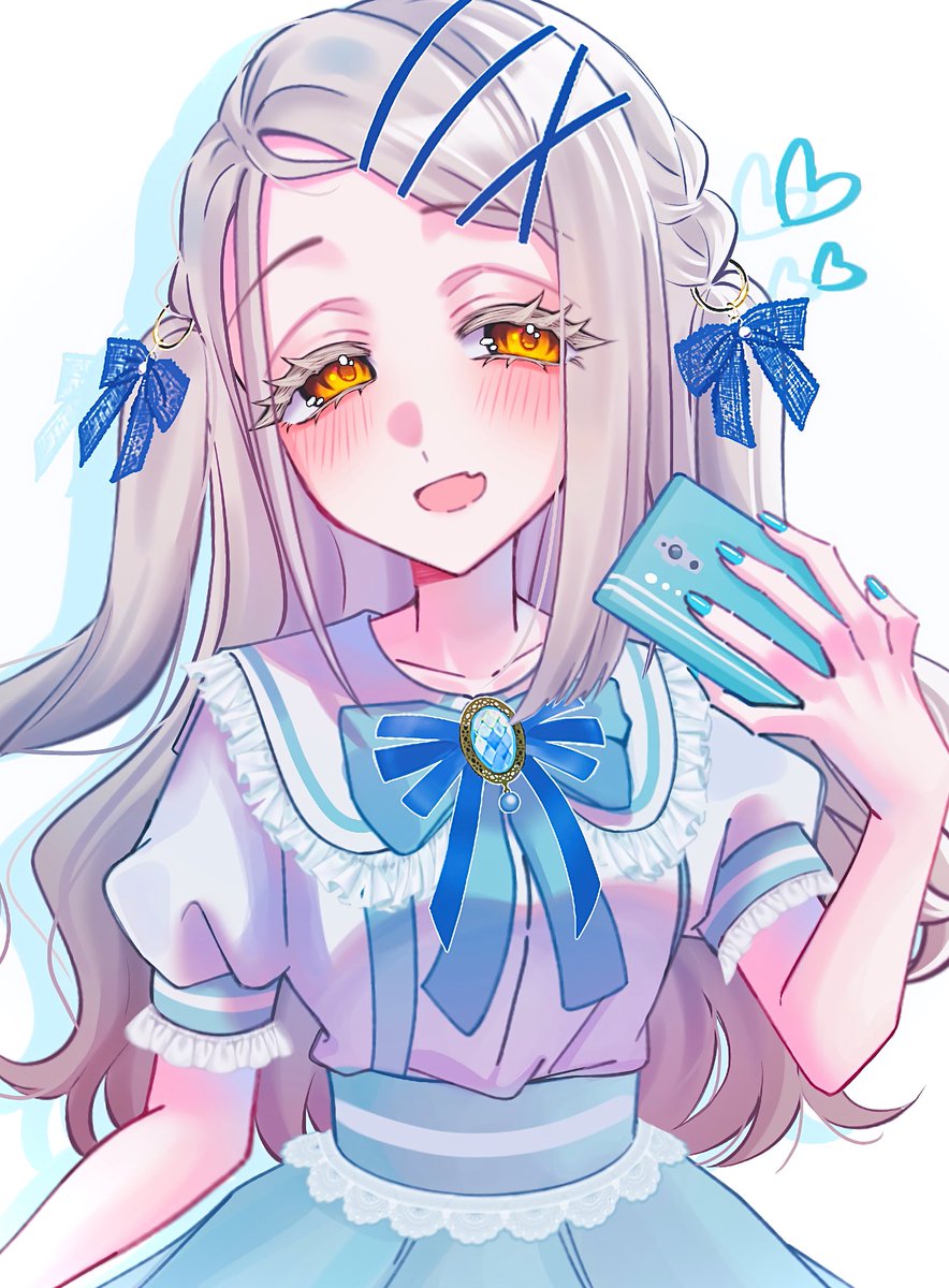 ゆめかわガーリー 広ちゃん ❕ 🩵ྀི 🎀 
#篠澤広  #学園アイドルマスター
#学マス  #学マスFA  #イラスト