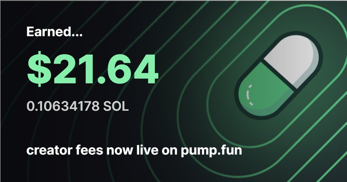 Proof of concept.

The wallet address of <a href="/Matt_Furie/">𝓜𝓪𝓽𝓽 𝓕𝓾𝓻𝓲𝓮</a> started earning creator royalty on @pumpdotfun 

check here..
pump.fun/profile/ACaR4M…

$PEPE token with creator royalty on pump

dexscreener.com/solana/DsTKgNe…