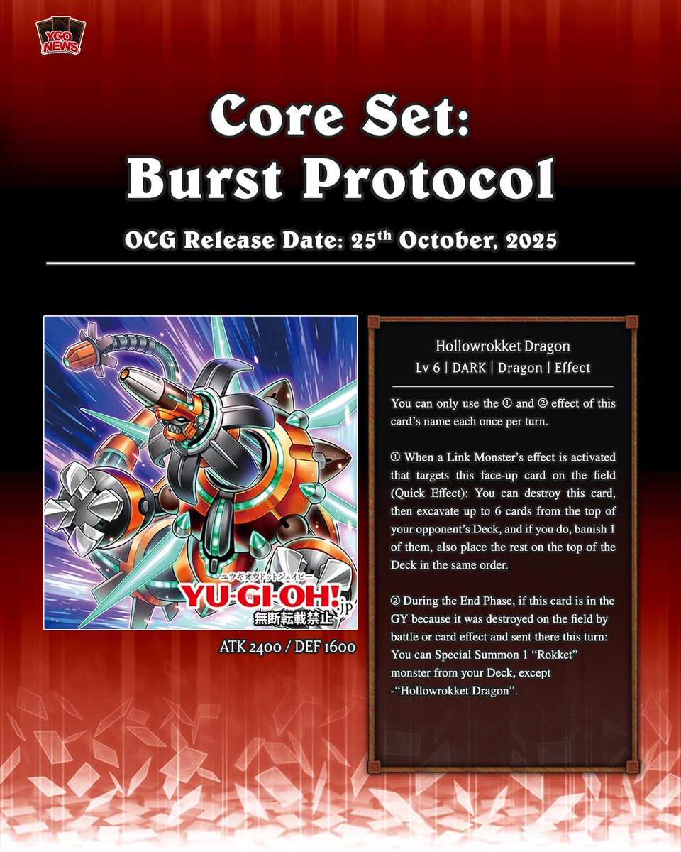 yugioh return banished cards to hand Rokket Deck Core - BPRO main image 1