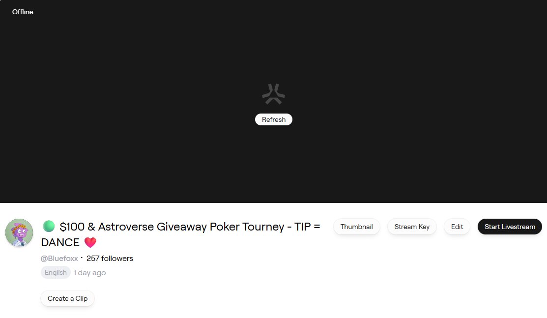 Gmabs✳️

Today is the day! Poker tourney live on Abstract and we're giving away $100 &amp; 1 Astroverse NFT!💚

To join:

1⃣ Tune into the stream
2⃣ Get into ClubGG, clubID : 445628
3⃣ Play

Note: You have to be on the stream to claim your prize if you win🫡