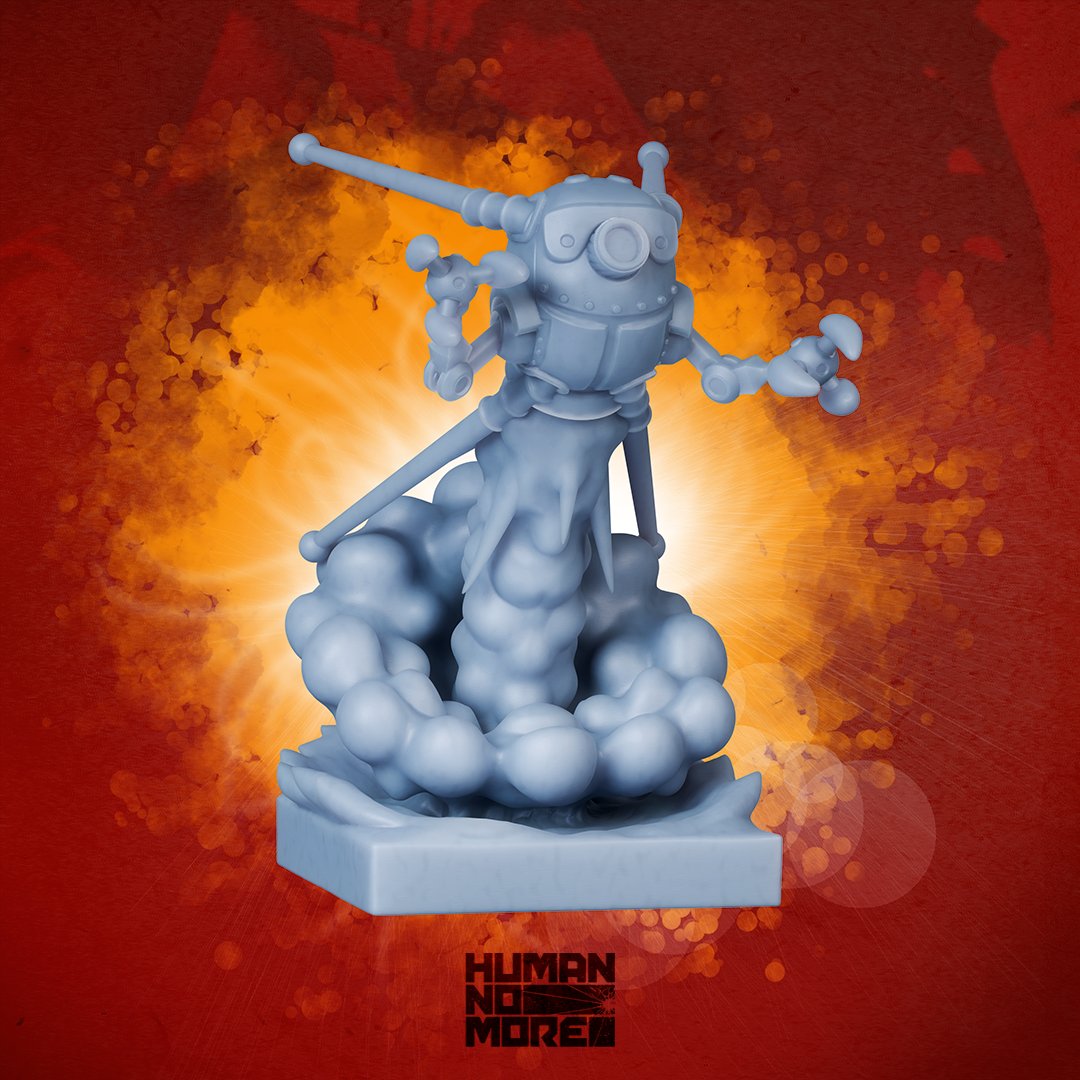humannomore_rpg's tweet photo. Here comes the ‘Techie Drone Unit’ mini! This miniature is available in 45 mm format as part of our Pre-Kickstarter Exclusive Offer. You learn more from the official HNM web page:
https://t.co/1SLXoh3pW0 https://t.co/3Yc4IiHIOj