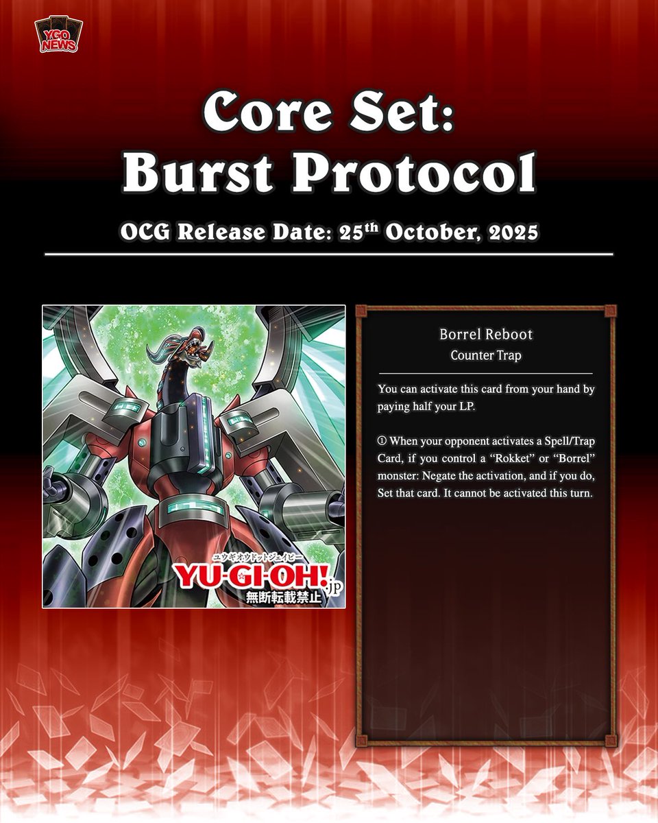 𝗕𝘂𝗿𝘀𝘁 𝗣𝗿𝗼𝘁𝗼𝗰𝗼𝗹❱ The new core set, Burst Protocol