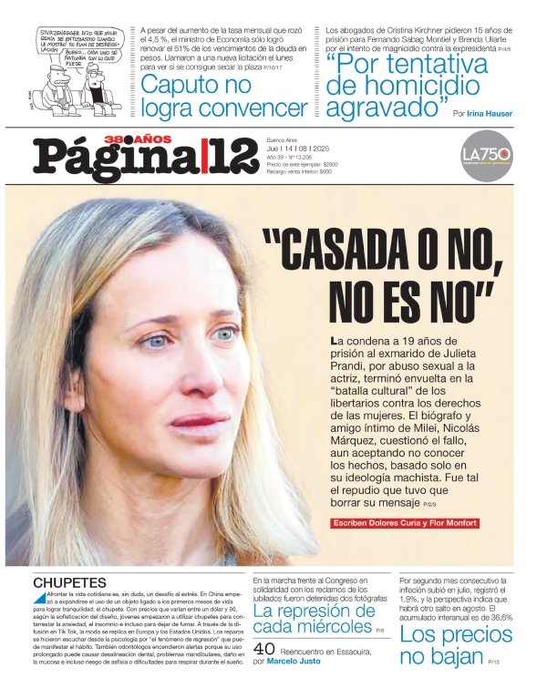 Keops FM 90.1 | Cadena 3 La Plata (@keopsfm) on Twitter photo #BuenJueves ๐ฐ Esta es la tapa de <a href="/pagina12/">Pรกgina|12</a>
๐๐ฒ๐ผ๐ฝ๐ ๐๐ ๐ต๐ฌ.๐ญ๐#LaPlata
๐ keopsfm.com.ar
๐ฒ goo.su/fHN1c #BuenJueves ๐ฐ Esta es la tapa de <a href="/pagina12/">Pรกgina|12</a>
๐๐ฒ๐ผ๐ฝ๐ ๐๐ ๐ต๐ฌ.๐ญ๐#LaPlata
๐ keopsfm.com.ar
๐ฒ goo.su/fHN1c