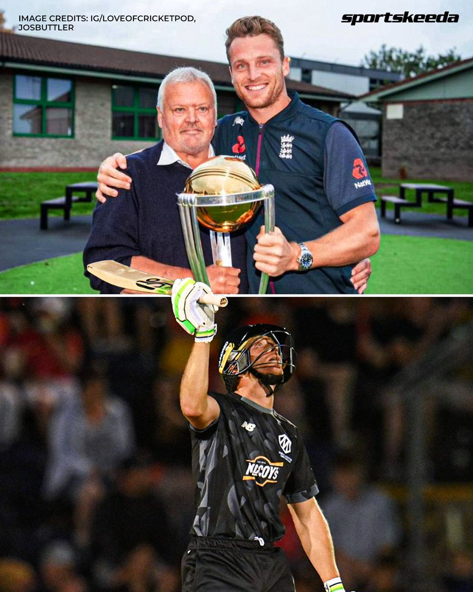 Sportskeeda's tweet photo. Jos Buttler honored his late father with a heartfelt tribute upon reaching his fifty. ❤️🕊️

#TheHundred #JosButtler #Sportskeeda https://t.co/DLbtVRltCt