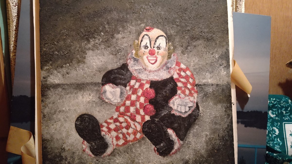 ピエロの絵画 白蔵主 on X: 