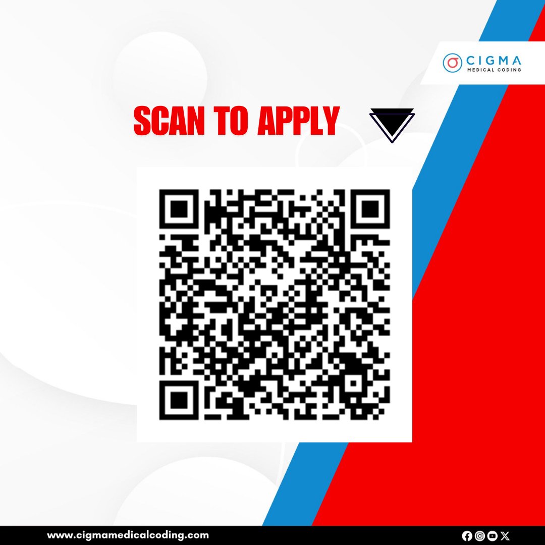cigmahealthcare's tweet image. Massive Hiring Alert – HCC Medical Coders (Freshers)
We’re looking for passionate and certified fresher medical coders to join our HCC process team in Chennai.
Apply Now: cigmamedicalcoding.com/job-vacancies/…
For more details contact - 87140 56642
#HCCMedicalCoding #MedicalCodingJobs