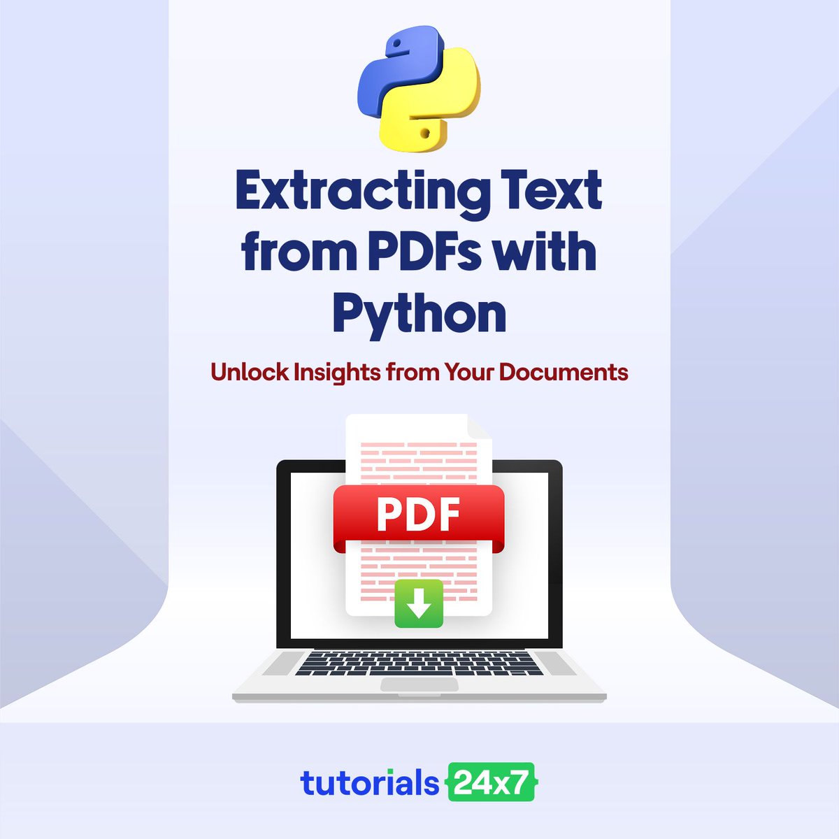 24x7tutorials's tweet image. Text still rules in the age of LLMs. 📄🔍 Learn how to extract meaningful insights from PDFs using Python in our latest tutorial: buff.ly/XEltvdh 
 
#Python #PDFExtraction #TextMining #DataScience #AI #Coding