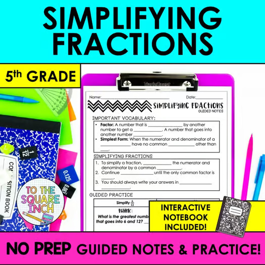 BooksyBrain's tweet photo. Simplifying Fractions Notes &amp; Practice | + Interactive Notebook Pages
https://t.co/zEHSoHpjnx

#Maths #Printables #Preschool #Alphabet #worksheet #Coloring_Book #kidsbooks #childrensbooks #picturebooks #kidlit #readingisfun #bookstagram #childrensbookillustration #bookworm https://t.co/pRrrkV5737