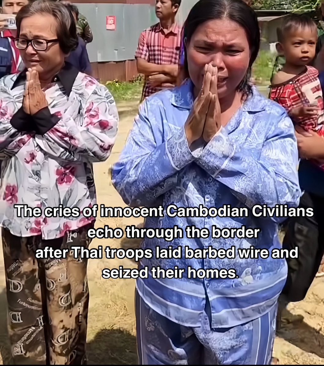 Jing_jing544's tweet photo. We, Cambodian citizens only asked for Justice and Peace. We never ever want conflict. Thailand started everything until now they didn’t stop violence us. 

Implement The Ceasefire Agreement 

#ThailandAgainstGBC 
#ThailandViolatestheceasefire https://t.co/RLB26aQghh