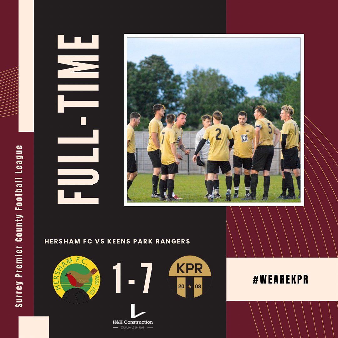 Keens Park Rangers FC (@keensparkfc) on Twitter photo Another good run out for the lads as they get closer to the start of the season. We wish <a href="/HershamFC/">Hersham FC</a> very best for this season.
#WeAreKPR #surreyfootball Another good run out for the lads as they get closer to the start of the season. We wish <a href="/HershamFC/">Hersham FC</a> very best for this season.
#WeAreKPR #surreyfootball
