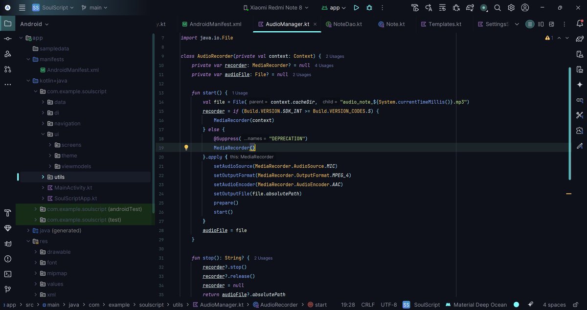 modulus004's tweet image. v1.6.0 🚀
- Attach audio notes along with text and sketch now.

Source code :
github.com/adityasood04/S…

App link:
github.com/adityasood04/S…

#OpenSource #buildinpublic #AndroidDev 
#likeorgaylol
