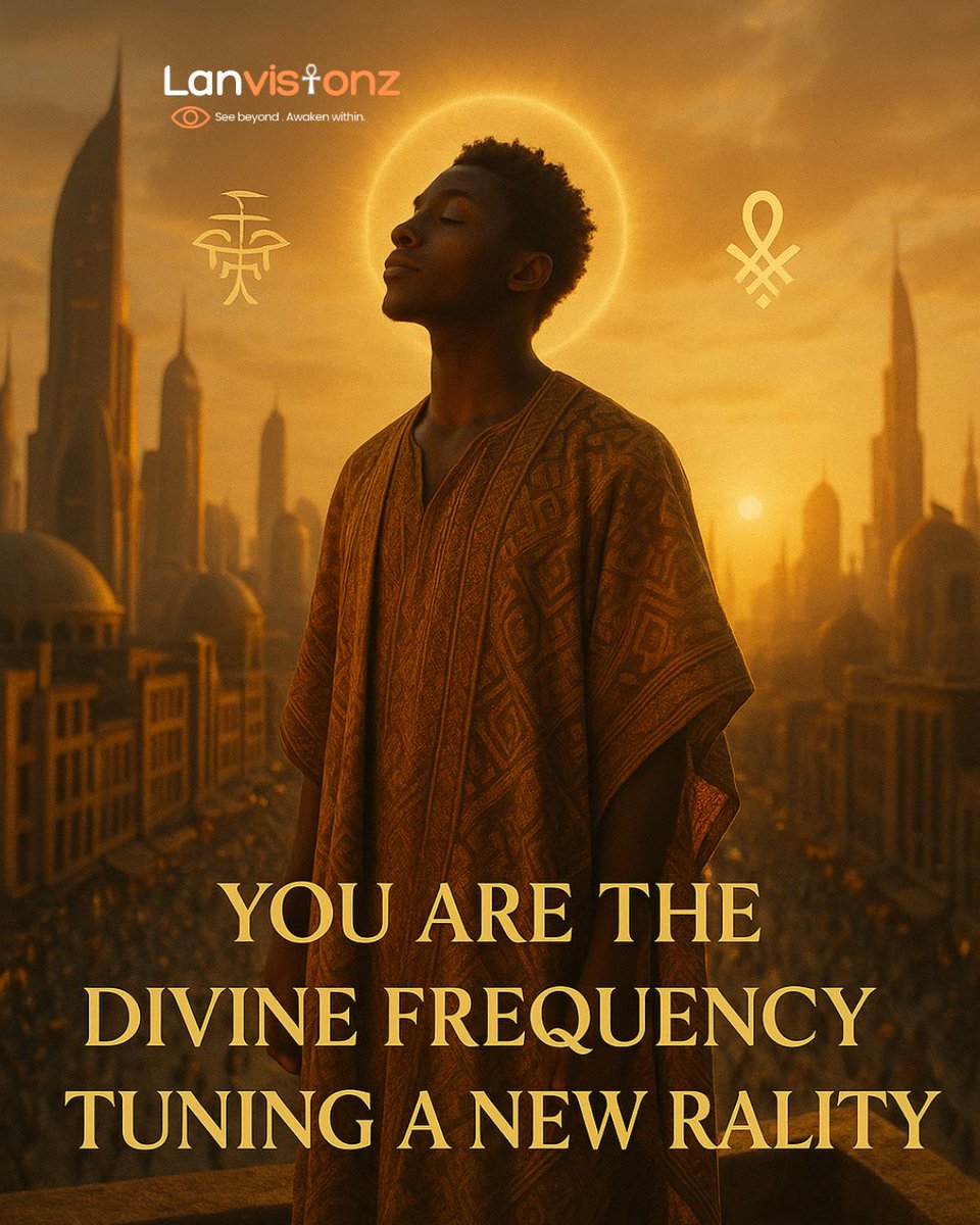 You are the divine frequency, tuning in a new reality.
#lanvisions #spiritualawakening #alkebulan