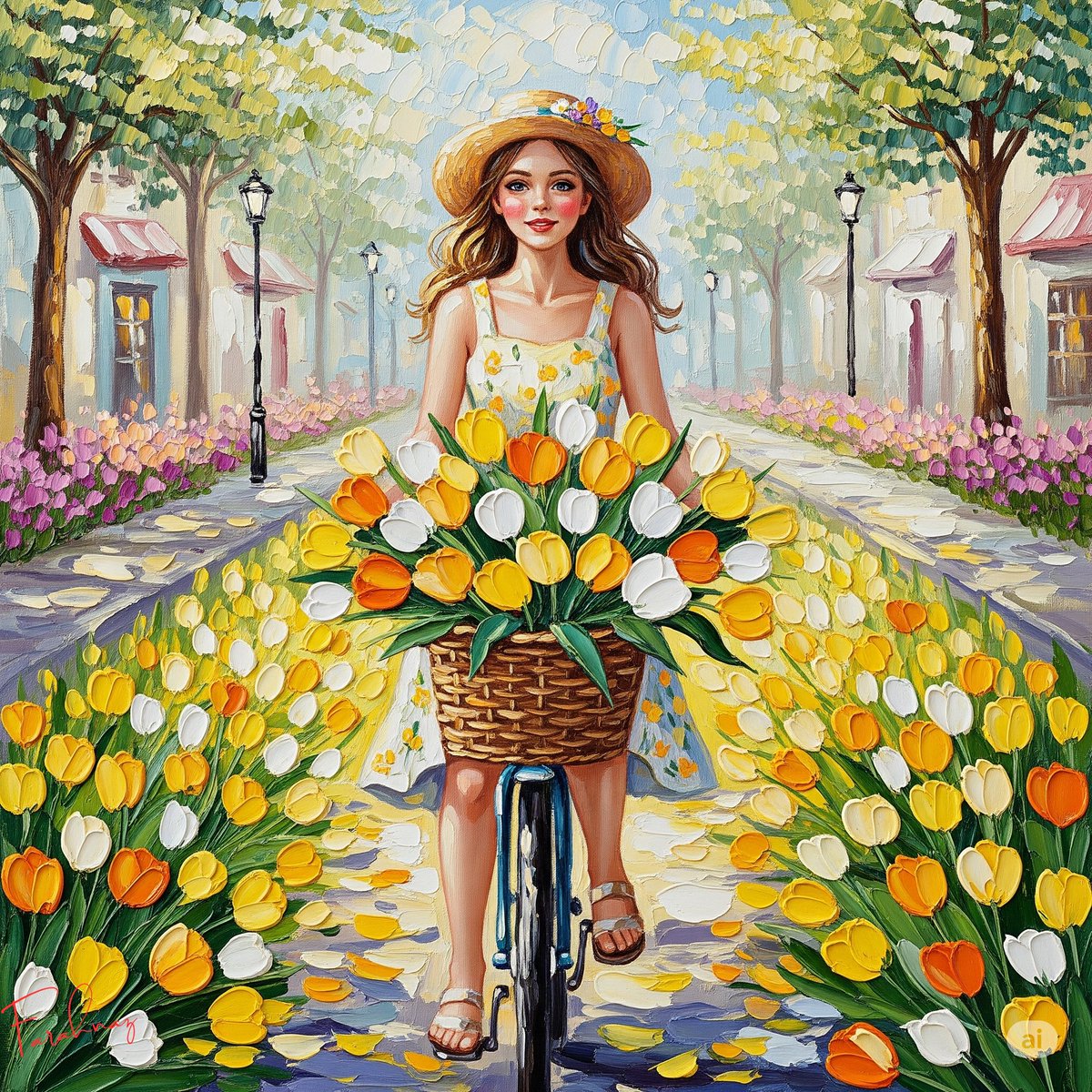 fjamil143's tweet image. Life is like riding through a garden — keep moving forward and let your path bloom with joy. 🌼🚲💛 #SpringVibes #TulipLove #JoyfulJourney #AIart #aiartist #AIArtists #aiartistcommuity #Aiartgallery #aiartdaily