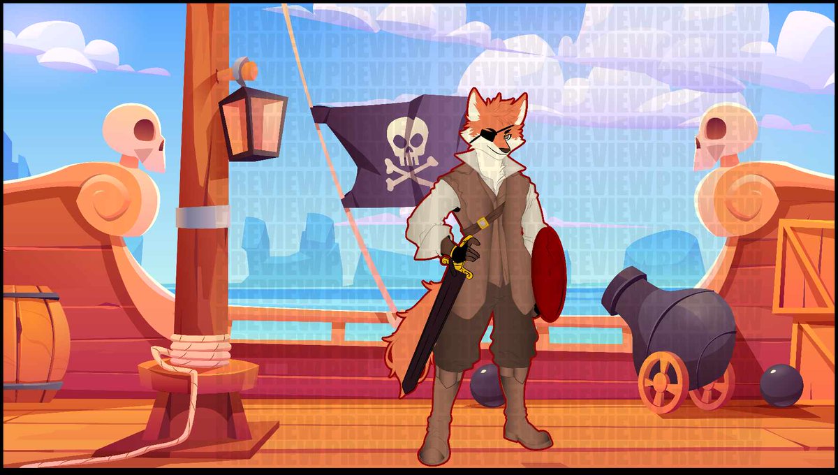 Loyal_Chase_Fox's tweet photo. I commissioned this Thumbnail and now it will be the newest thumbnail for my Musketeer Walkthrough https://t.co/Bhq7xabcFL