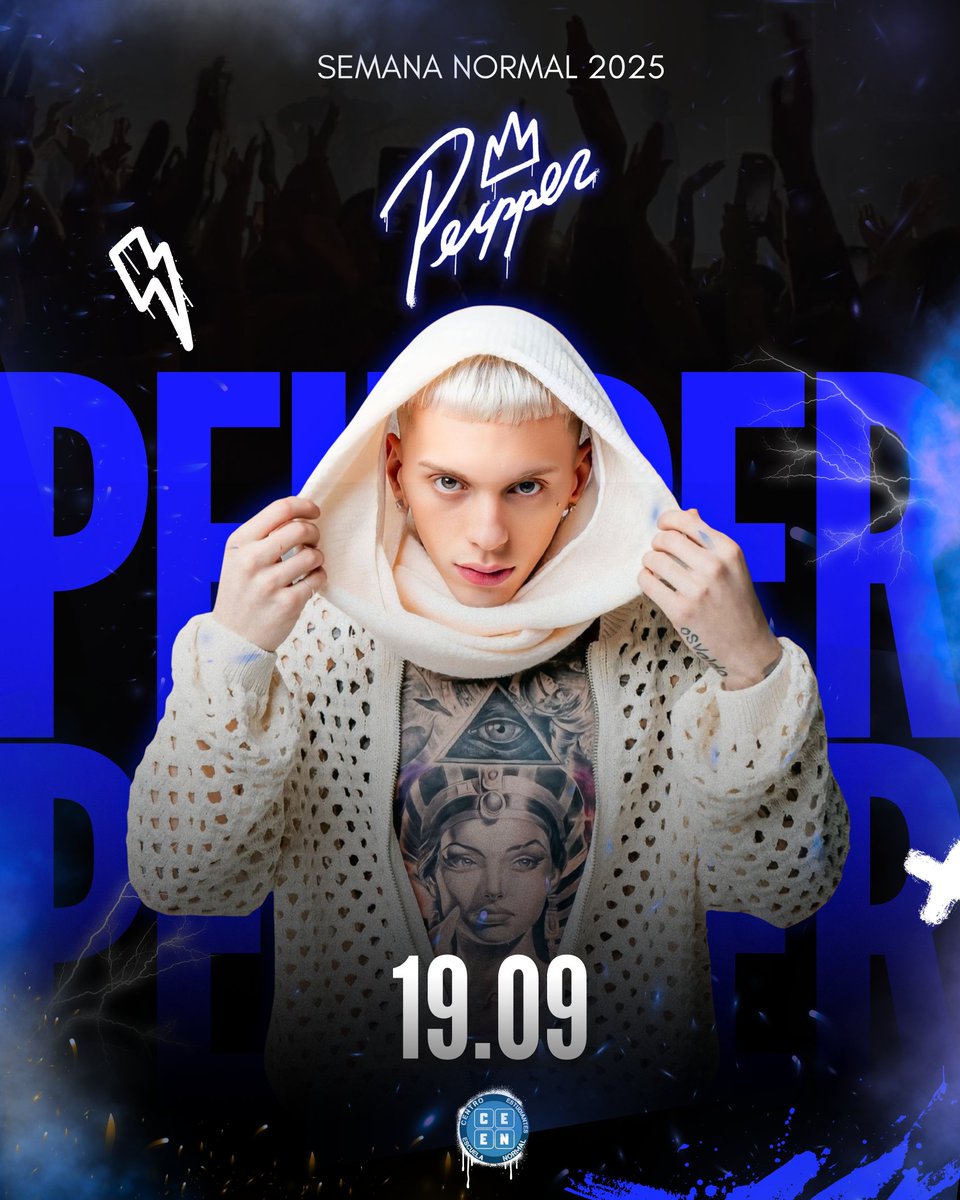 ceen_normal's tweet photo. EL PEIPPER EN TUCUMÁN - SEMANA NORMAL 2025
VIERNES 19 DE SEPTIEMBRE
NO TE QUEDES SIN TU ENTRADA! https://t.co/PSZxnMcytC