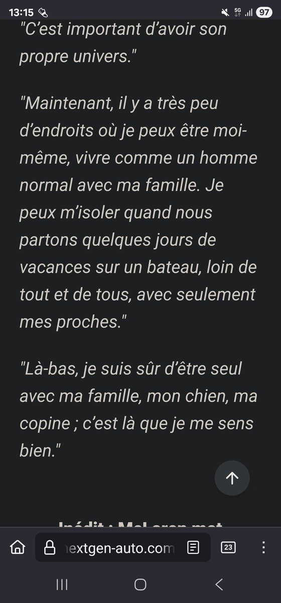 Formule_Hein's tweet photo. Leclerc sur ses vacances en Sardaigne qui cite sa copine après son chien https://t.co/58sEk31Okp