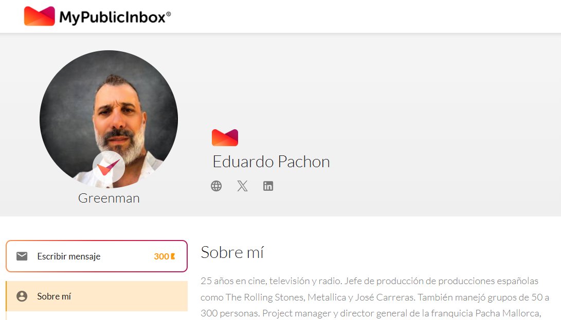 MyPublicInbox (@mypublicinbox) on Twitter photo Damos hoy la bienvenida a Eduardo Pachón, <a href="/EduardoPerkins/">Eduardo PH</a>, experto productor con más de 25 años de experiencia en cine, televisión y radio es Project Manager y Director General de la franquicia #PachaMallorca, además su inquietud le lleva a ser CEO de una productora de contenidos Damos hoy la bienvenida a Eduardo Pachón, <a href="/EduardoPerkins/">Eduardo PH</a>, experto productor con más de 25 años de experiencia en cine, televisión y radio es Project Manager y Director General de la franquicia #PachaMallorca, además su inquietud le lleva a ser CEO de una productora de contenidos