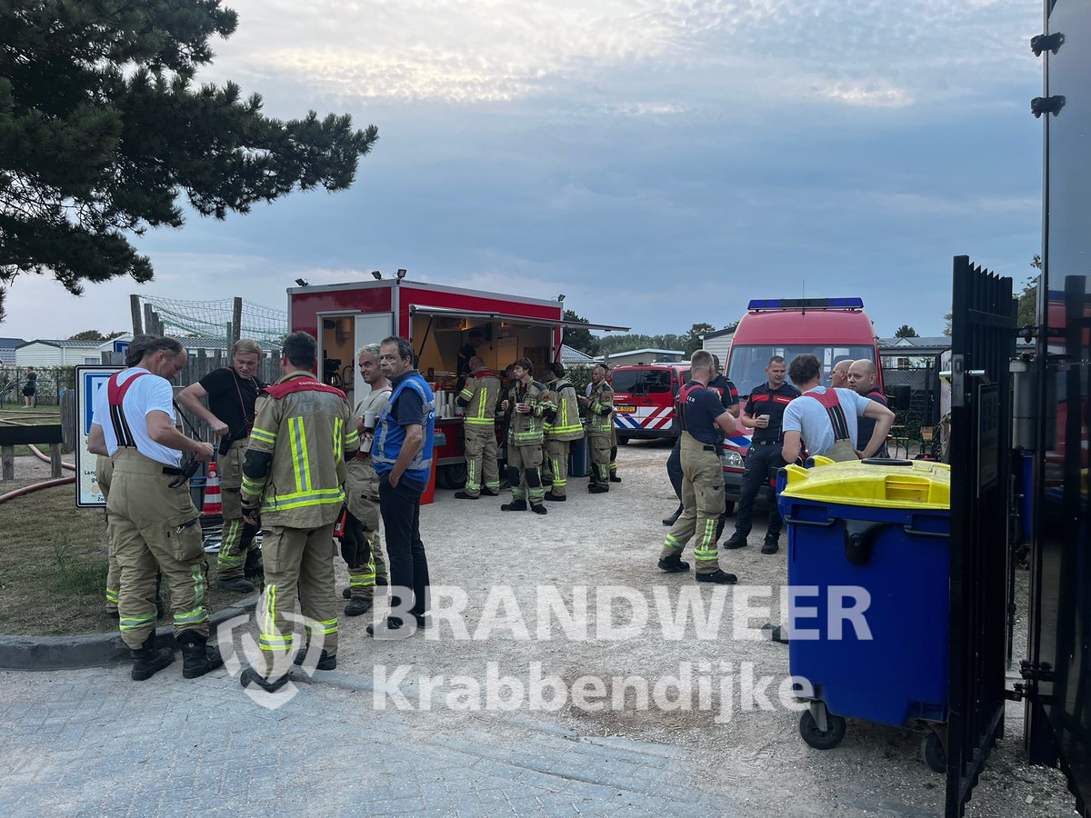Grote brand op Renesse