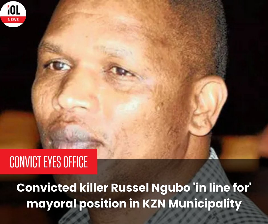 The ANC in KwaZulu-Natal is reportedly considering Russel Ngubo a convicted killer released on parole as the next mayor of Impendle Local Municipality.
#RusselNgubo #ImpendleCrisis #ANCLeadership #KZNPolitics #LocalGovernment 
Read on tinyurl.com/53n7rpcm