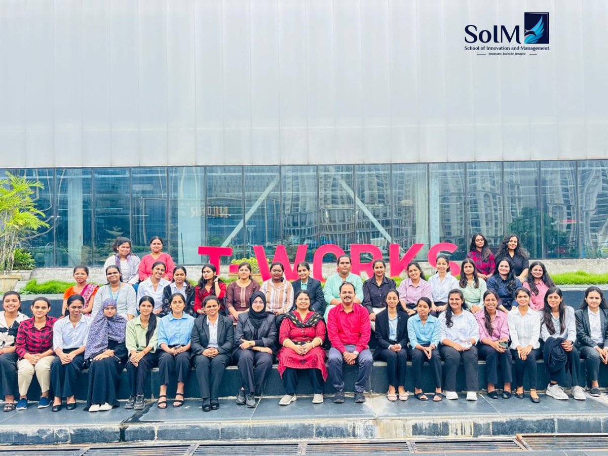 SoIM_official's tweet image. PGDM students of School of Innovation and Management explored #TWorks, India’s largest prototyping centre, and witnessed how ideas take shape into real products. 

Interacting with experts sparked fresh perspectives on #creativity, problem-solving, and #entrepreneurship.