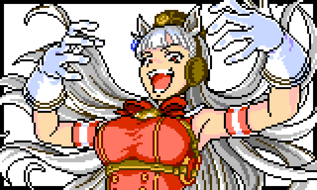 ventolinvidver's tweet photo. #ゴールドシップ #ゴルシ #ウマ娘 #ゲームウマ娘 #ファミコン #ドット絵
#goldship #golshi #umamusume #NES #pixelart https://t.co/QLEOGjxktP
