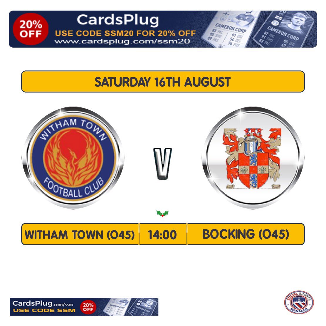 Bocking Vets FC (45’s & 55’s) tweet media