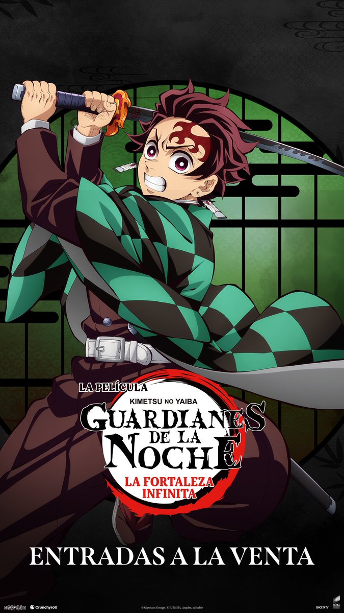 sonypictures_es's tweet photo. 🚨 ¡Entradas ya a la venta!  🚨
Prepárate para Guardianes de la Noche: Kimetsu no Yaiba - La fortaleza Infinita el 12 de septiembre

👉 https://t.co/6x9N1paxOZ https://t.co/vPkovrciY3