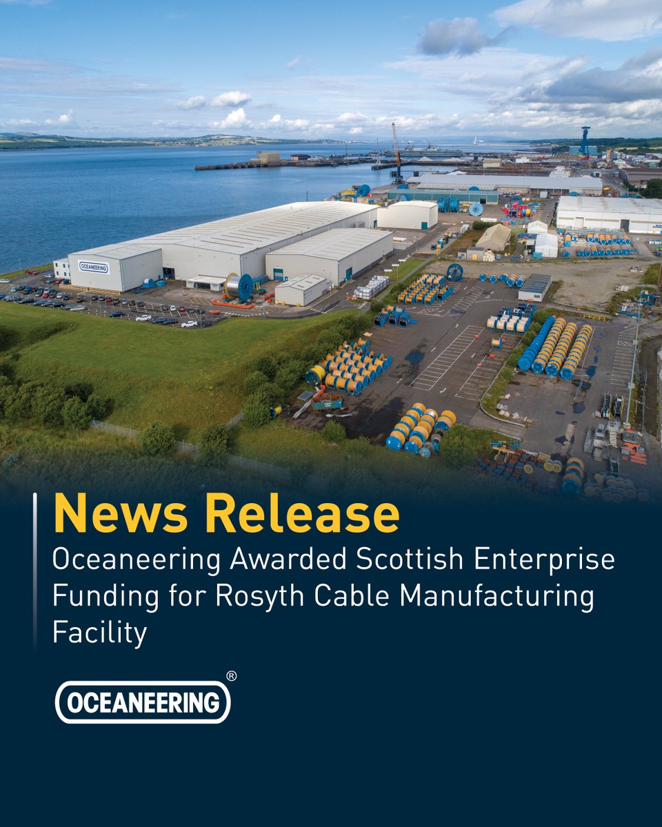 Oceaneering's tweet image. 🌊 Boosting Scotland’s Offshore Wind Future 🌊Oceaneering secures Scottish Enterprise funding to support Rosyth floating offshore wind cable projects.
🔗 oceaneering.com/oceaneering-aw…

#FloatingWind #OffshoreWind #Scotland