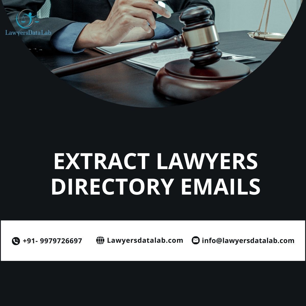 LawyersData's tweet image. Lawyers Data Lab provides cutting-edge USA lawyers data scraping services. Our technology ensures quick, effective data gathering and insights. For comprehensive lawyers directory scraping, email info@lawyersdatalab.com. #CuttingEdgeScraping #LawFirmEmailList #DataInsights