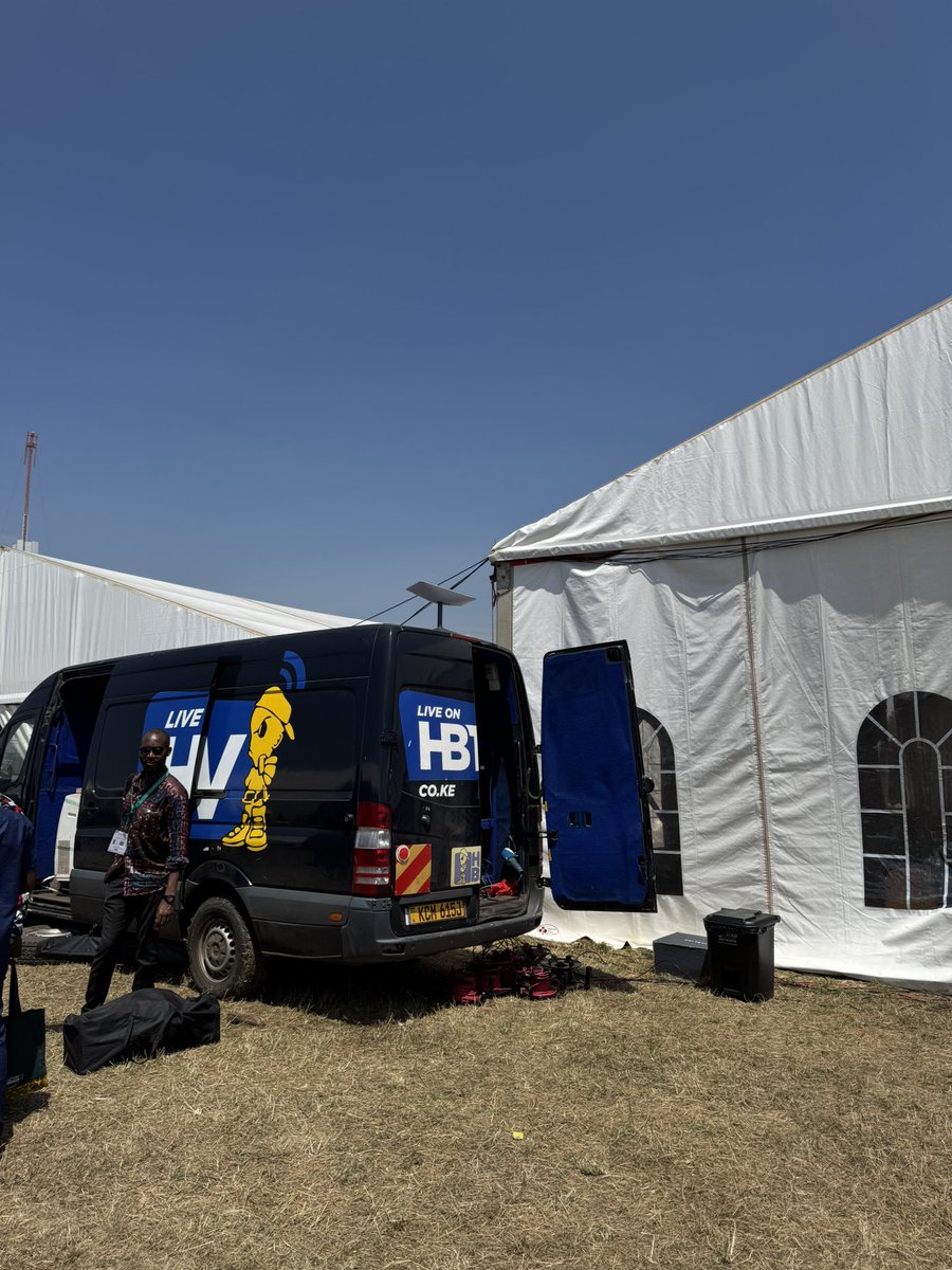 benrobertskenya's tweet image. Satellite communications and outside broadcast alive and kicking at #DevCon2025 in Homa Bay, Kenya