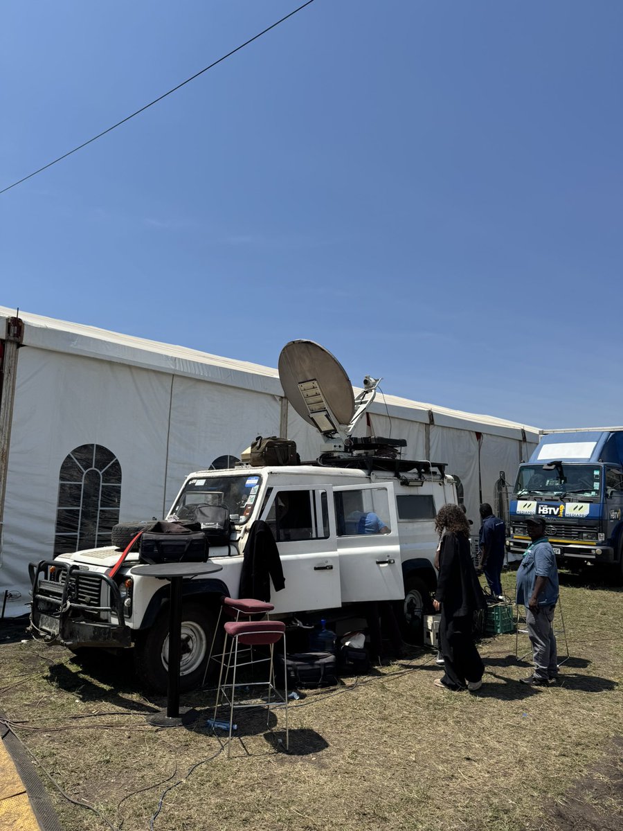 benrobertskenya's tweet image. Satellite communications and outside broadcast alive and kicking at #DevCon2025 in Homa Bay, Kenya