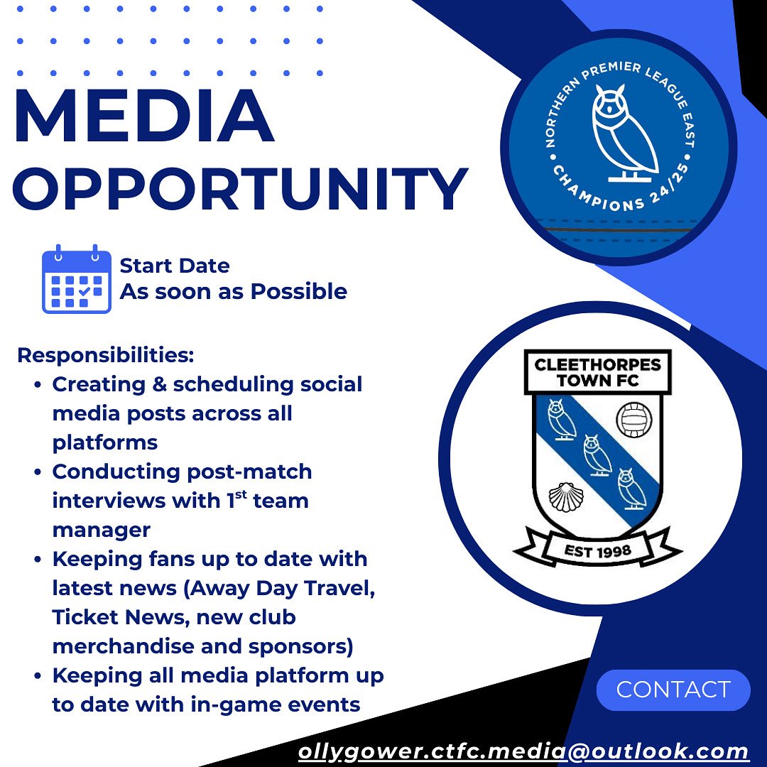 Cleethorpes Town FC tweet media