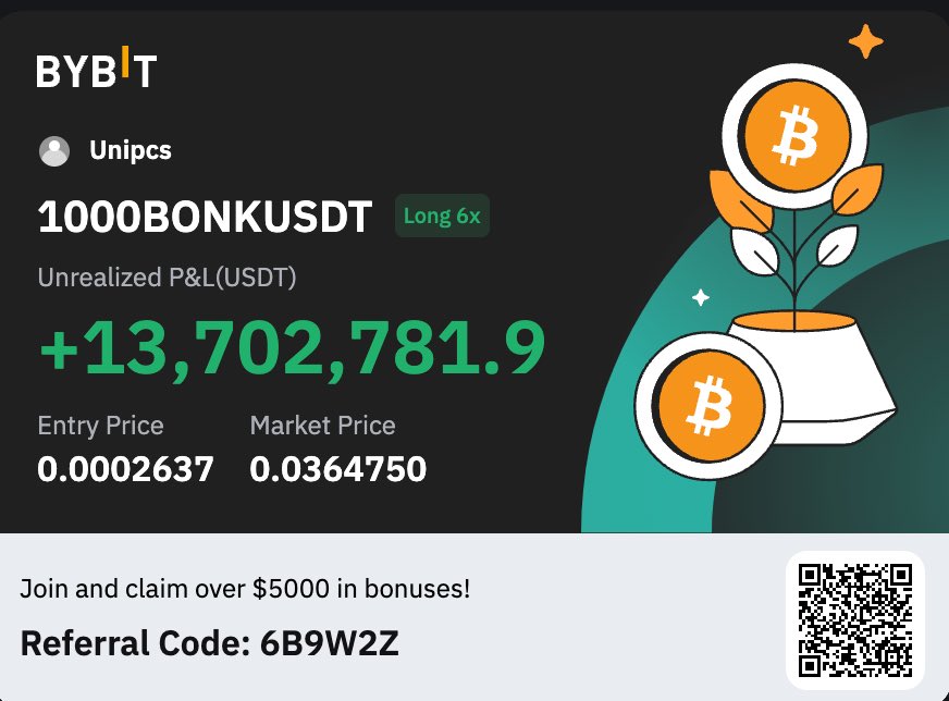 1单赚1300万u如此简单！

如果你觉得meme赚钱简单，那么它就非常简单！反之亦成立.

每个人的世界都是他自己本身意识的产物！

信心非常重要，同时赚钱的大框架也要非常简单！
力推useless那个老外，<a href="/theunipcs/">Unipcs (aka 'Bonk Guy') 🎒</a> 我看他在bank上合约1万多u，6x做多直到1300多万刀利润，