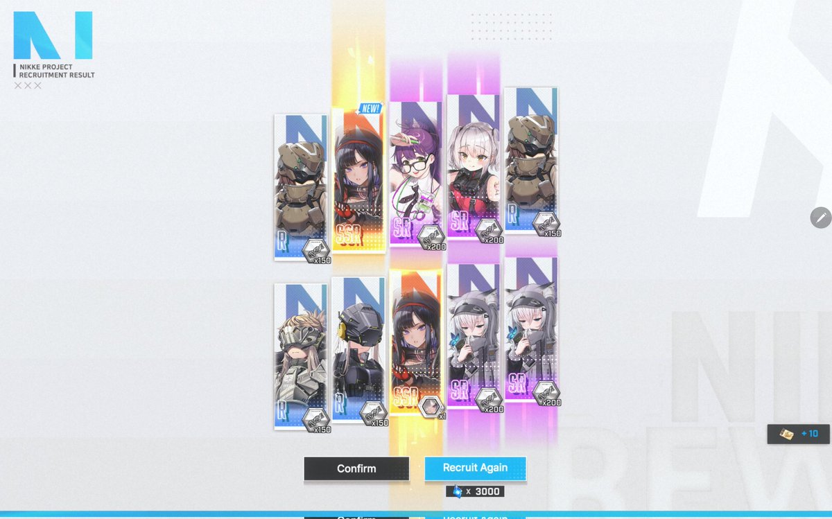 MonchkinzGaming's tweet photo. wow! double newhwa xD #NIKKE https://t.co/5iVuSoOP0b