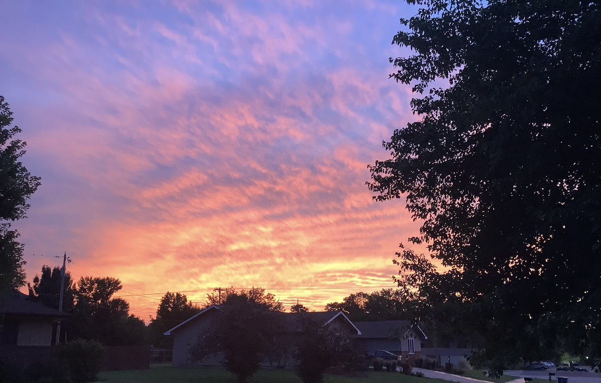 Good morning all from Kansas! Have wonderful day.💜💕🧡