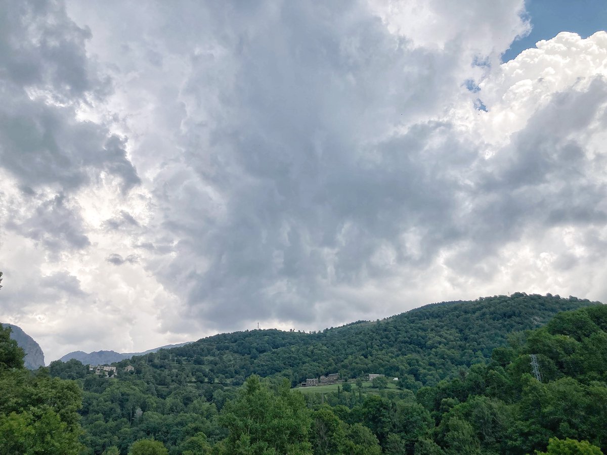 Ara mateix alguna tronada i comença a ploure a prop de Queralbs. A veure com evoluciona…  @eltempsTV3 <a href="/MeteoRibes/">MeteoRibes</a> <a href="/vallderibes/">Vall de Ribes</a> <a href="/SergiLoras/">Sergi Loras Gironès</a> <a href="/alcantara_alb/">Alberto Alcántara</a> #queralbs #fustanya #vilamanya #vallderibes