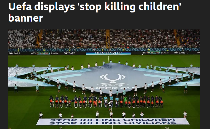 So <a href="/UEFA/">UEFA</a> does the exact same thing they fined <a href="/RangersFC/">Rangers Football Club</a> for. 🤬