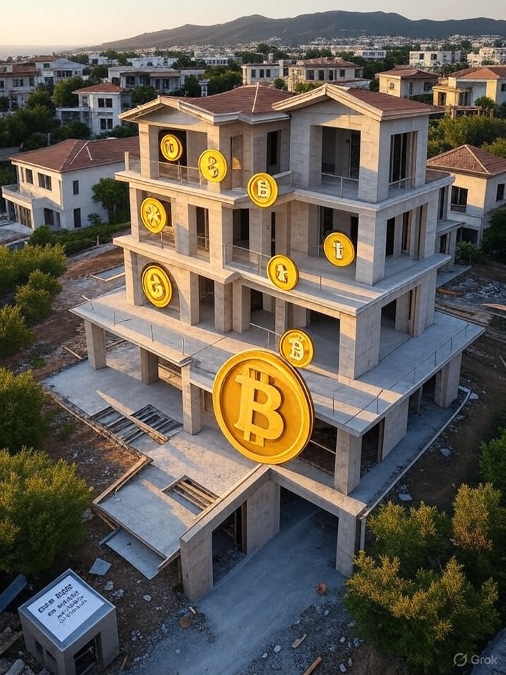 2021: Crypto profits in cash.
 2022: Inflation ate up capital.
 2025: Smart investors choose Plan B: off-plan properties in Northern Cyprus, paid with BTC,ETH,USDT.Completion = value appreciation+rental income.
Not just HODL - build yourself a villa!
#CryptoInvesting #NorthCyprus