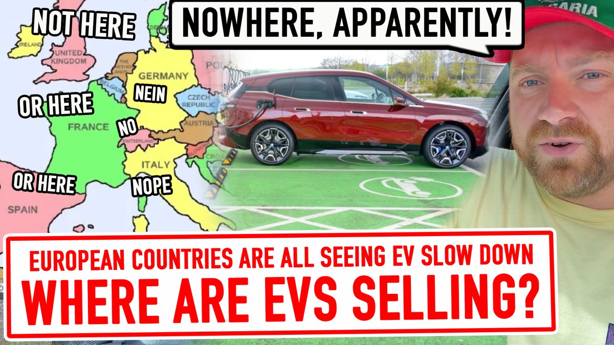 Geoff BuysCars (@geoffbuyscars) on Twitter photo INTERESTING NEW VIDEO…
We are being told that in the UK our EV uptake is slower than elsewhere in Europe…
But that’s odd because they’re saying the same thing in France, Spain, Italy, Germany and Switzerland…
So what’s going on?!!
Geoff sits down to make a funny video INTERESTING NEW VIDEO…
We are being told that in the UK our EV uptake is slower than elsewhere in Europe…
But that’s odd because they’re saying the same thing in France, Spain, Italy, Germany and Switzerland…
So what’s going on?!!
Geoff sits down to make a funny video