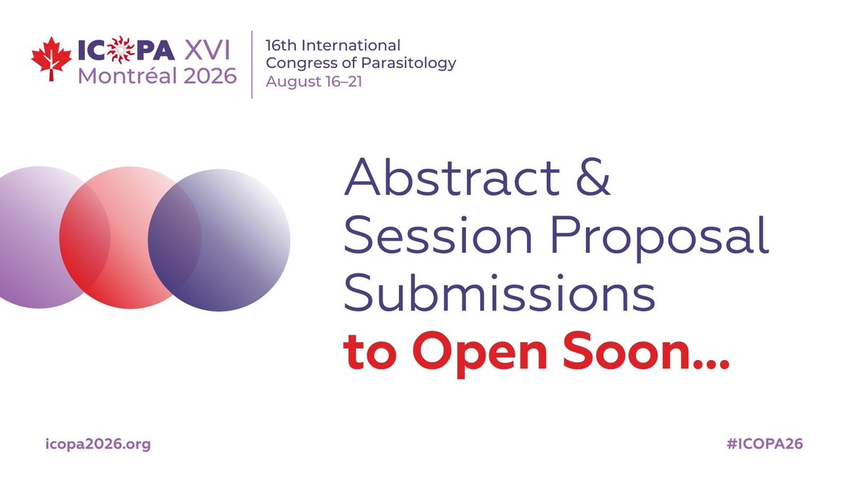 International Congress of Parasitology - ICOPA 💜 tweet media