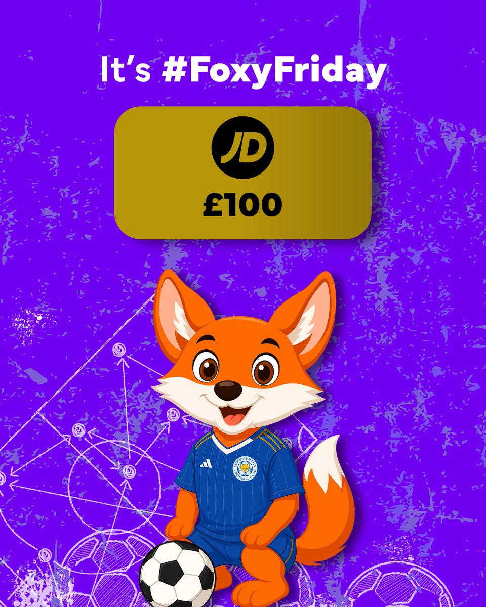 IT'S COMPETITION TIME🎉
The wait is now officially over - the football season has begun and the Premier League season kicks off today! To celebrate, we're kicking off our #FoxyFriday Giveaway with a £100 JD Sports Gift Card to get you ready for the new season. ⚽️🦊

To enter the