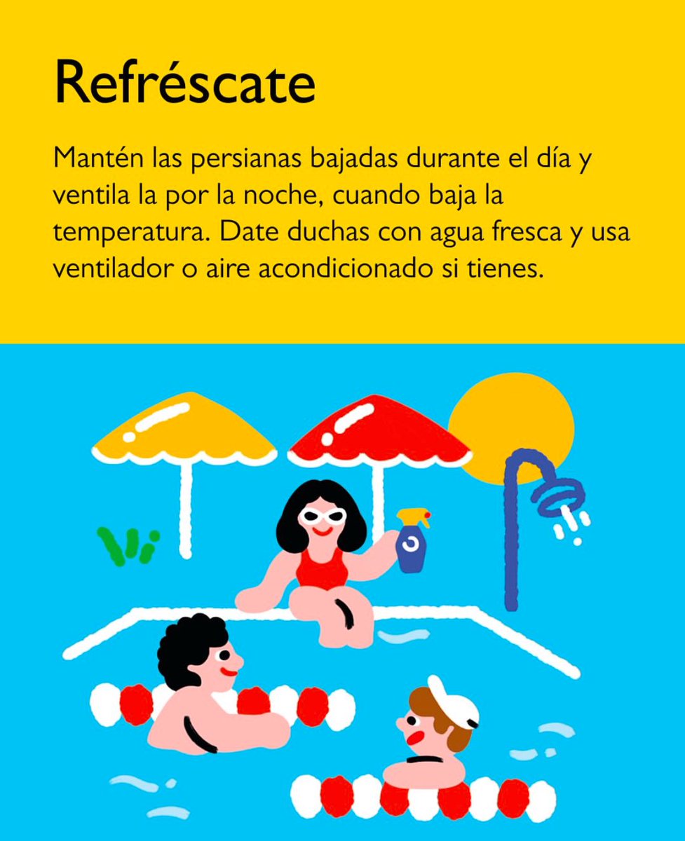 🌡️☀️ Ante la ola de calor que aún persiste, compartimos las recomendaciones que <a href="/sanidadgob/">Ministerio de Sanidad</a> nos da para proteger nuestra salud. 🏖️🕶️🧢⛱️💦

#SanVicentedelaBarquera
