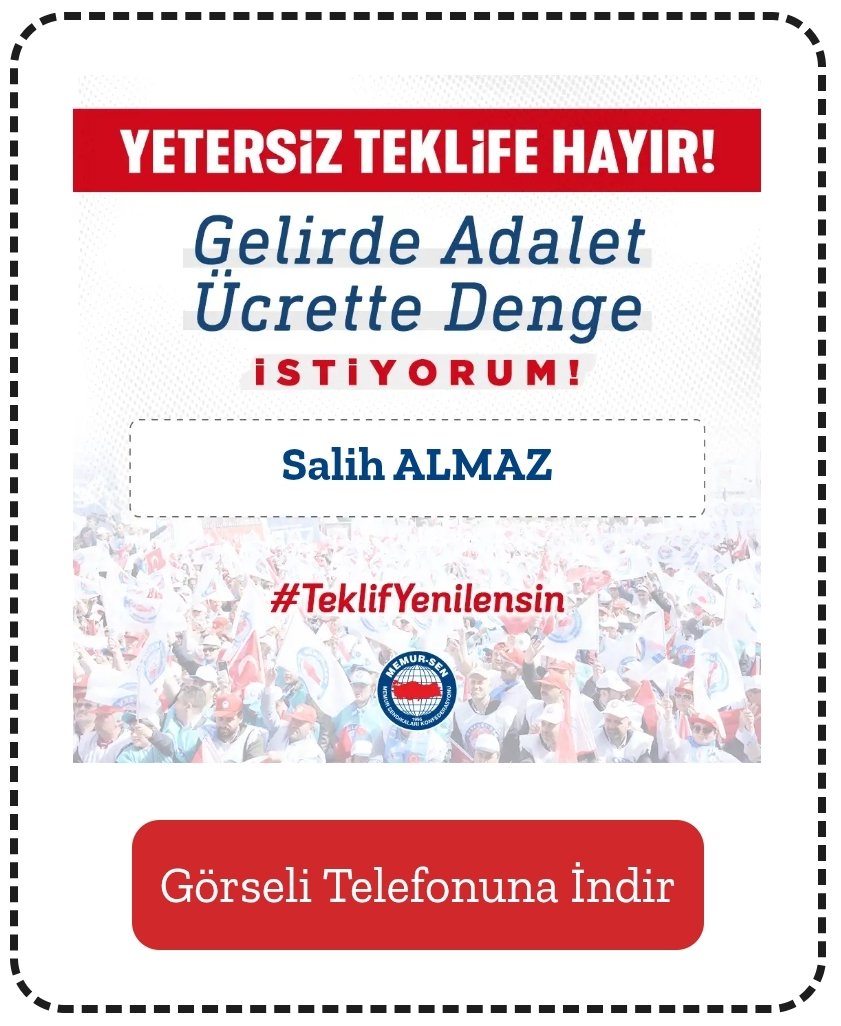 #teklifyenilensin