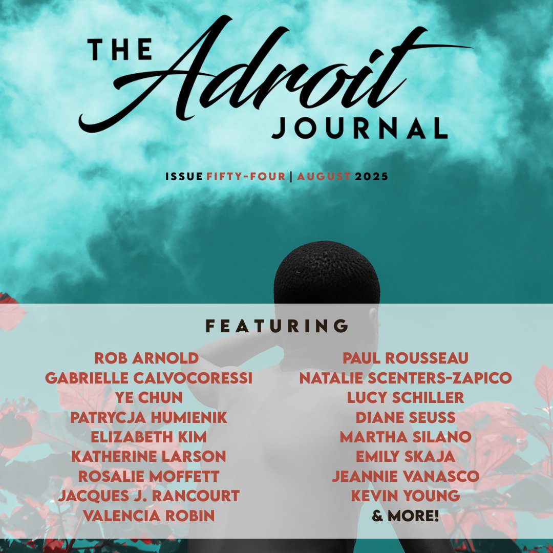 Issue Fifty-Four is here! Explore new poetry, prose, and art at the link in our bio.