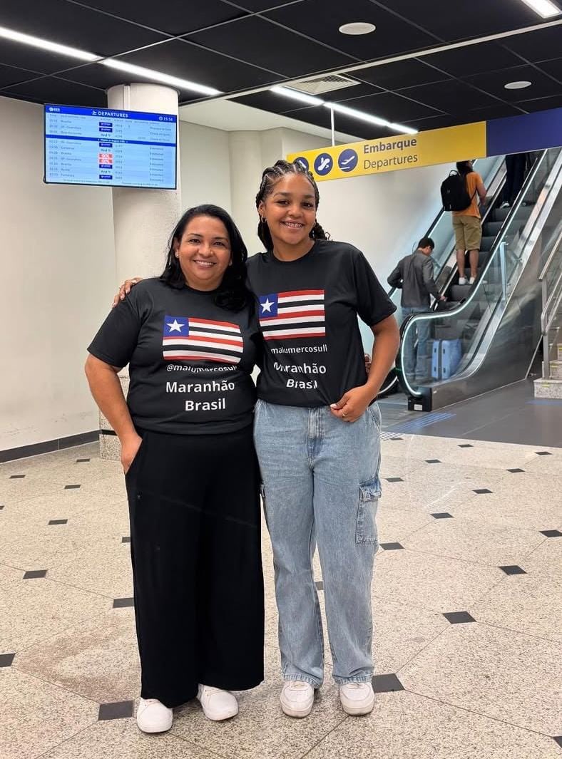 EducacaoMA's tweet photo. A estudante timonense Maria Luiza, do CE Senador Clodomir Millet, representa o Maranhão na etapa internacional do Parlamento Juvenil do Mercosul, em Foz do Iguaçu.✨
Eleita 1ª secretária da Mesa Diretora, debate temas como clima, democracia e desigualdades sociais. 🌎
#EducaçãoMA https://t.co/3AkrNOnqxa