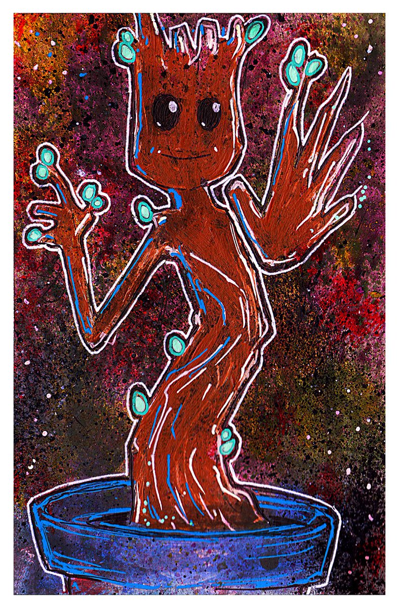 DHC (@dahordecentral) on Twitter photo Baby Groot from <a href="/ArtistByron/">Byron</a> 
there are only 25/100 mints available with a floor price of 58 wax. Painted in 2015 as a commission for a birthday gift, minted on <a href="/WAX_io/">WAX</a> in 2021 Baby Groot from <a href="/ArtistByron/">Byron</a> 
there are only 25/100 mints available with a floor price of 58 wax. Painted in 2015 as a commission for a birthday gift, minted on <a href="/WAX_io/">WAX</a> in 2021