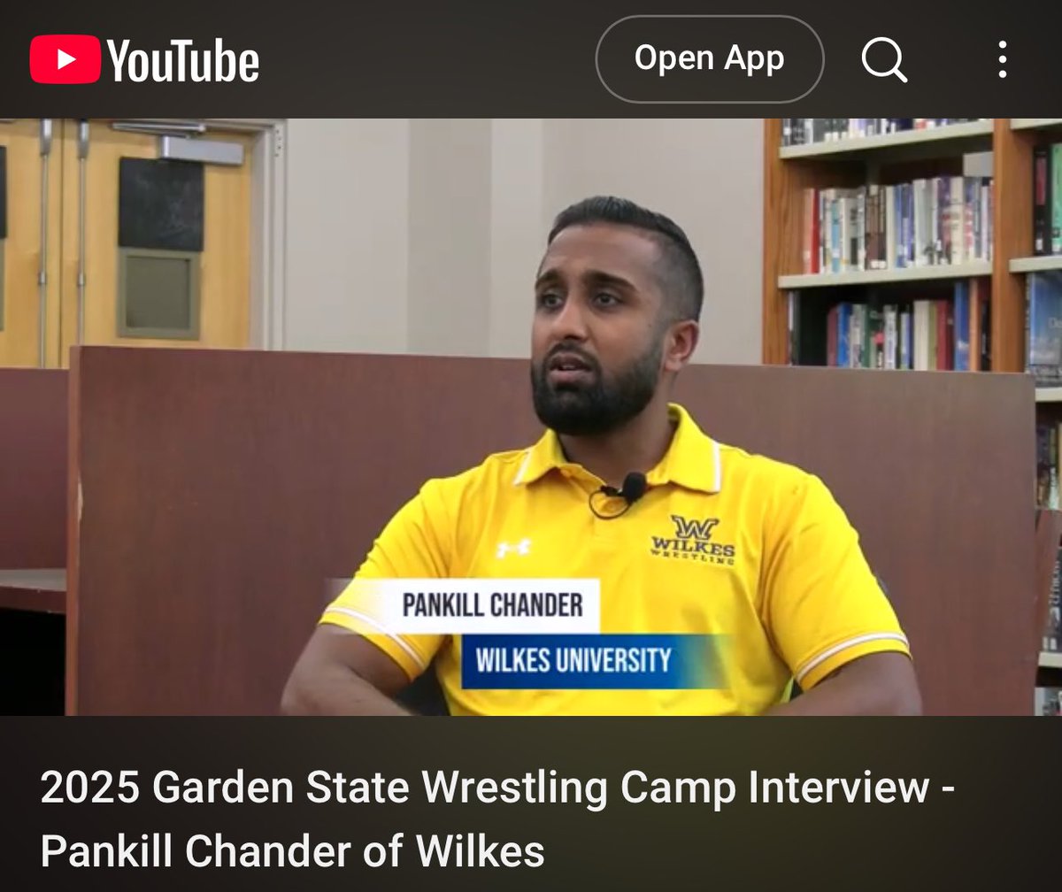 Wilkes Wrestling (@wilkesu_wrestle) on Twitter photo ICYMI, Laudenslager & Chander sat down with <a href="/GardenStateHSW/">GardenStateHSWrestling.com</a> <a href="/GS_Wrestling/">GardenStateWrestling</a> prospect camp!
Director of Wrestling, Jon Laudenslager: youtu.be/6pVVlOwqkUY?fe…
Associate Head Men’s Wrestling Coach & Recruiting Coordinator, Pankil Chander: youtu.be/0Ra45cupWDc?fe…
<a href="/WilkesColonels/">Wilkes University Colonels</a> ICYMI, Laudenslager & Chander sat down with <a href="/GardenStateHSW/">GardenStateHSWrestling.com</a> <a href="/GS_Wrestling/">GardenStateWrestling</a> prospect camp!
Director of Wrestling, Jon Laudenslager: youtu.be/6pVVlOwqkUY?fe…
Associate Head Men’s Wrestling Coach & Recruiting Coordinator, Pankil Chander: youtu.be/0Ra45cupWDc?fe…
<a href="/WilkesColonels/">Wilkes University Colonels</a>