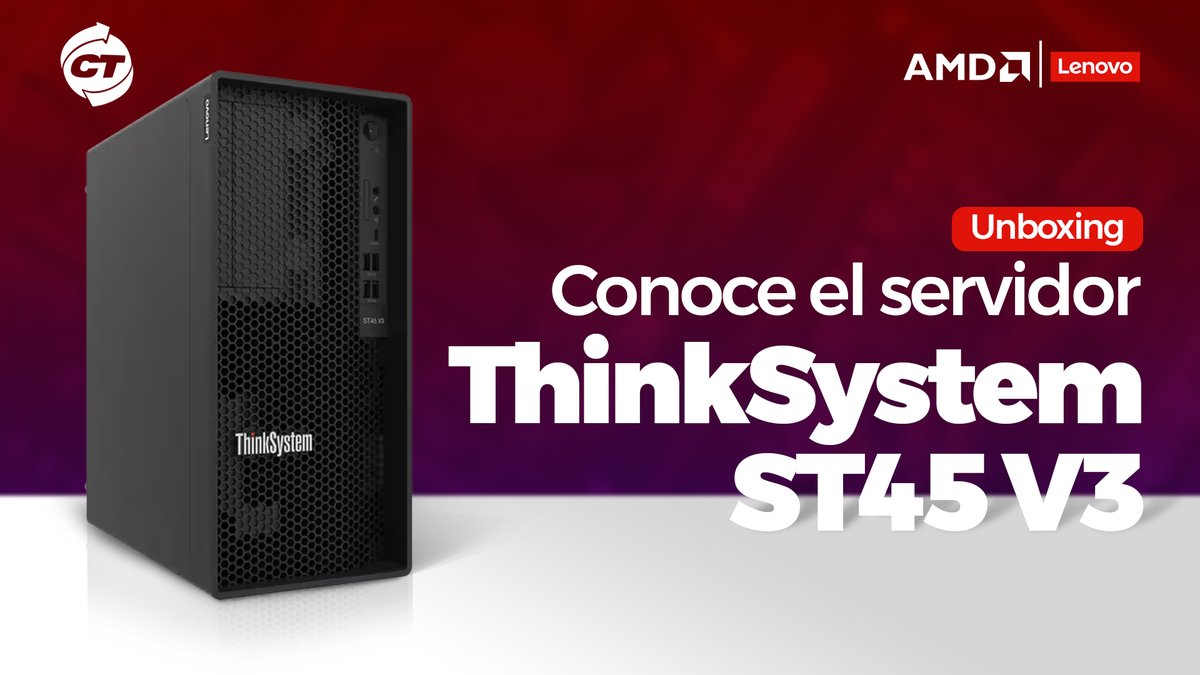 Conoce el Servidor ThinkSystem ST45 V3 con todo el poder 🦾 del procesador AMD Epyc™

Da clic aquí para ver el video:
🌐 youtu.be/K48KZklPKm8