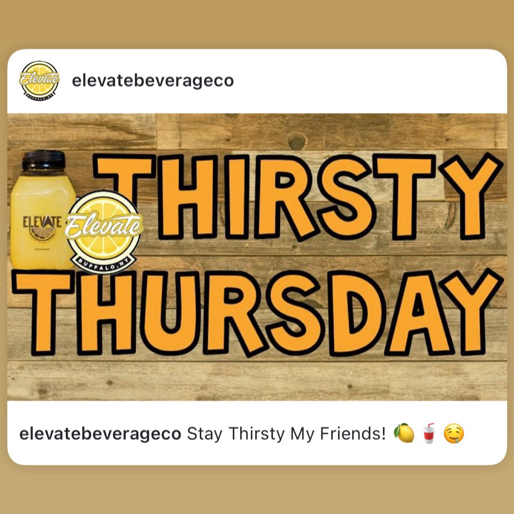 Stay Thirsty My Friends! 🍋🥤🤤
#StayElevated